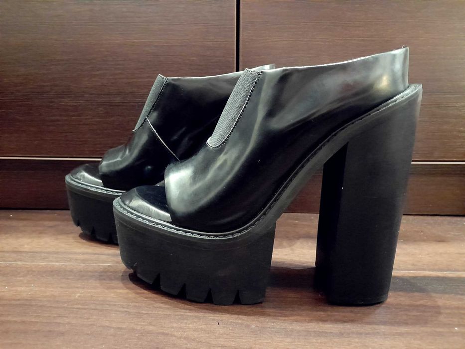 klapki na platformie Jeffrey Campbell Mori 37 UK5 platformy high heels