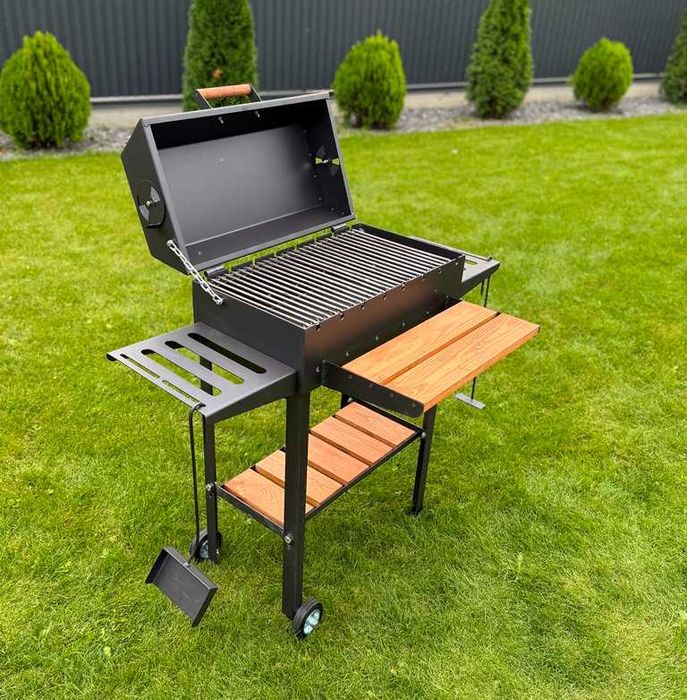 Мангал з кришкою! Мангал 4 мм! Мангал-барбекю! Мангал на колесах!