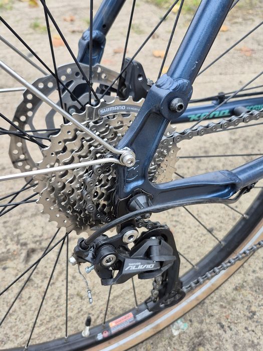 Rower elektryczny męski Kona shimano duza rama niski przebieg
