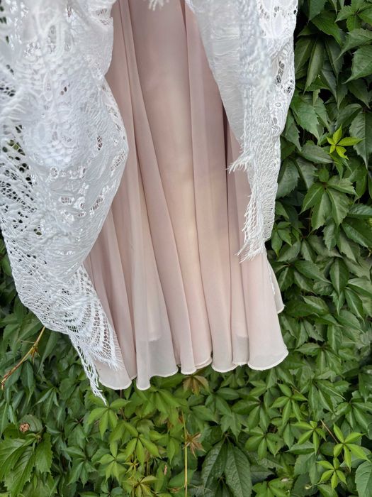 Suknia ślubna koronkowa boho rustykalna zwiewna Joanna Niemiec Ivette