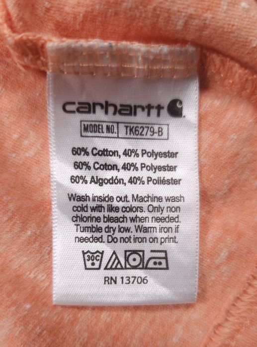 Carhartt Kids Loose Fit Long Sleeve Tee Peach 10-12 Years (TK6279)