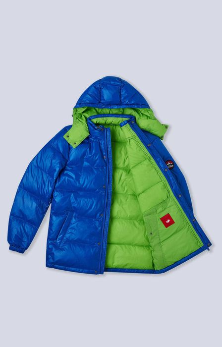 Pikowana, puchowa kurtka z odpinanym kapturem Vistula Red