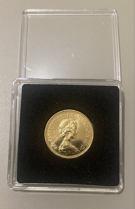 Moeda Ouro Libra Elizabete
