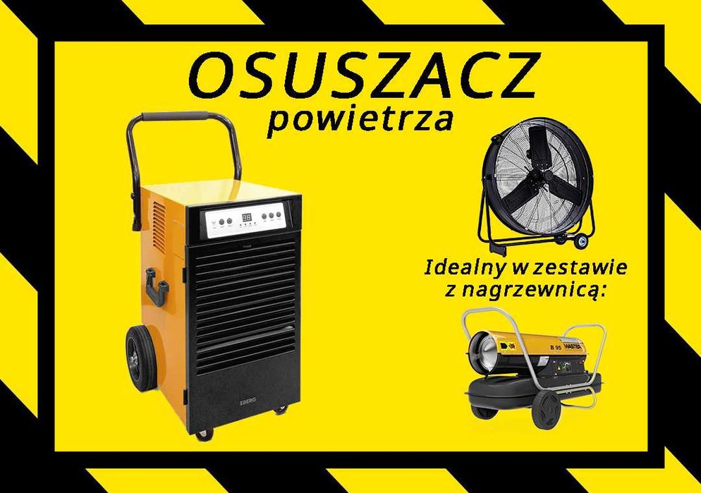 Osuszacz powietrza budowlany profesjonalny mocny GWARANCJA ZADOWOLENIA
