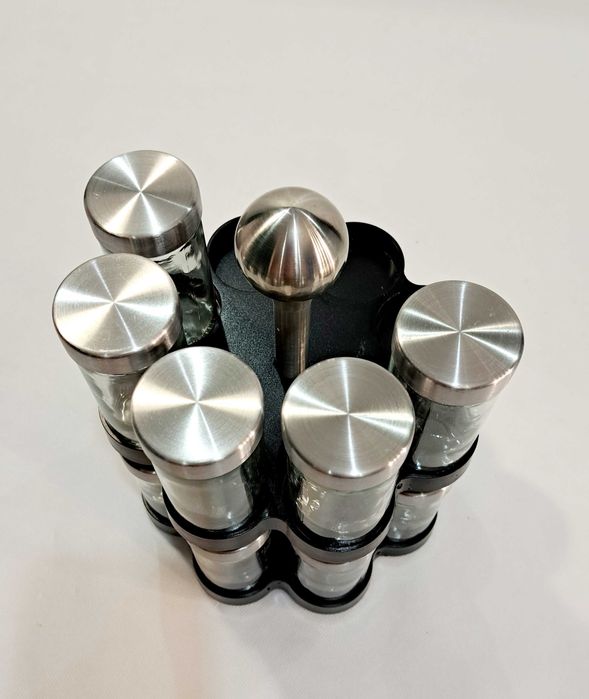 Stojak obrotowy, karuzela na przyprawy Relaxdays - 13 słoików