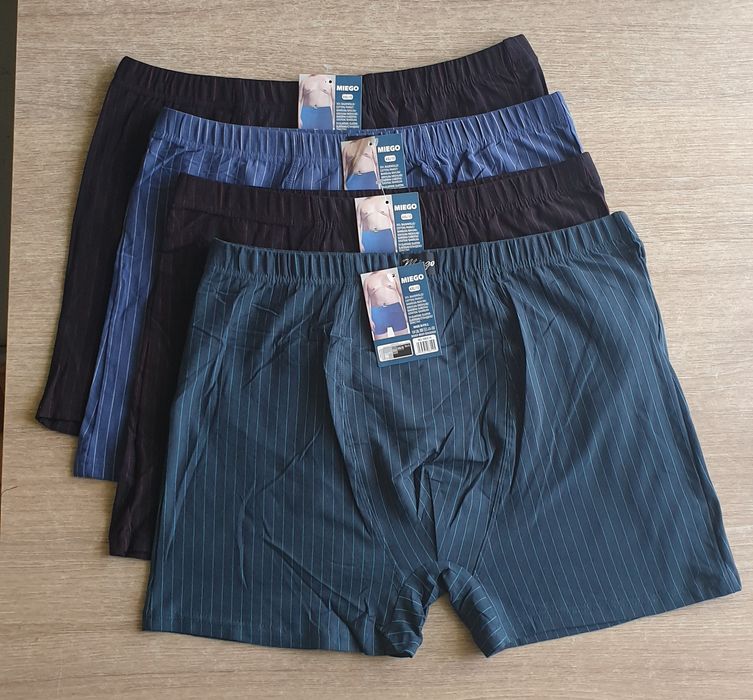 4×bokserki męskie 4XL bawełna