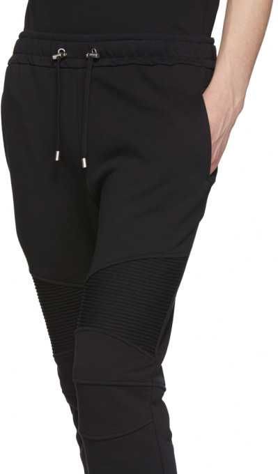 Balmain Pierre Paris Оригинал Мусжкие Свободные Штаны Джоггеры Черные