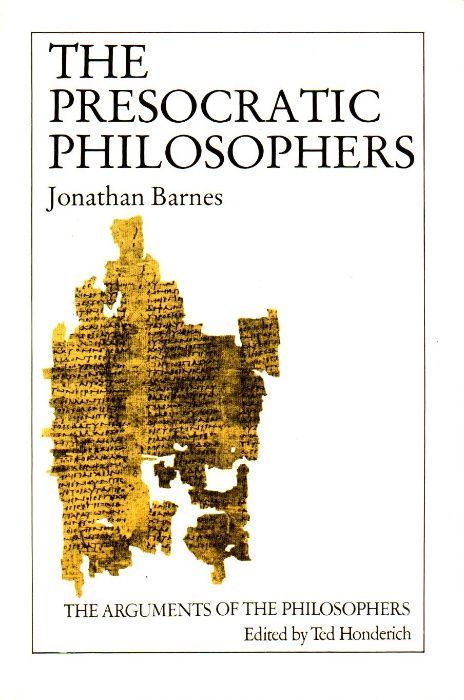 Livro - The Presocratic Philosophers - Jonathan Barnes