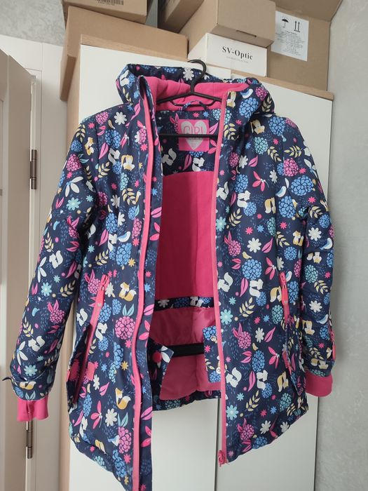 Яскрава дитяча куртка для дівчинки Girl Cool Club, р. 140, тепла