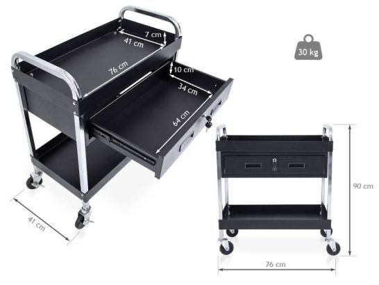 Carrinho de barbeiro/tatuagem Novo Embalado