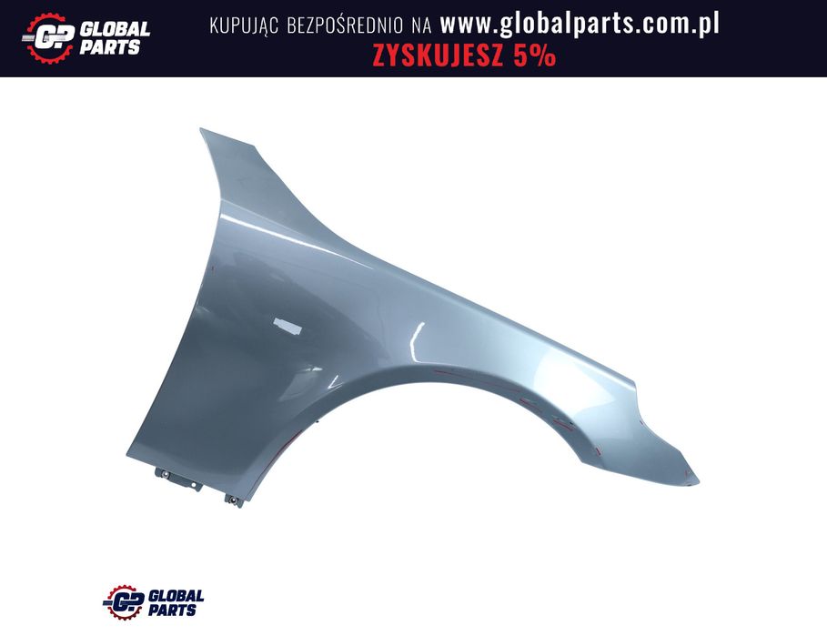 BMW E60 E61 Błotnik Prawy Przedni Spacegrau Szary Metalik - A52