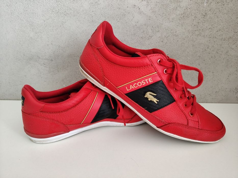 Sneakersy Lacoste chaymon Red 41