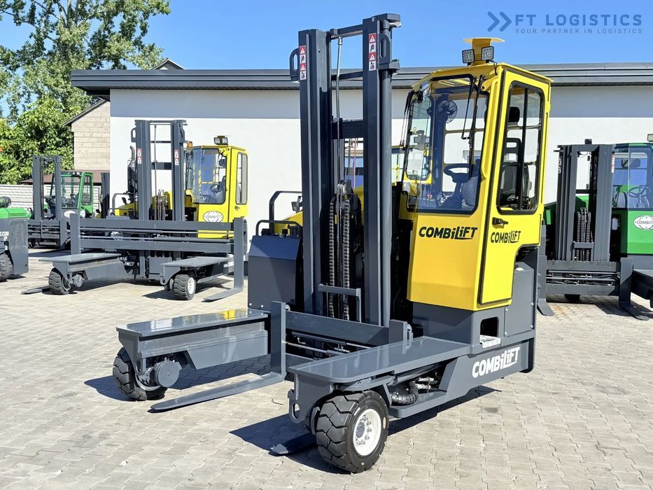 Combilift WÓZEK CZTEROKIERUNKOWY - WIELOKIERUNKOWY C4000 / DIESEL / DUPLEX 4100MM /JEDYNE 2888 MOTOGODZIN /  POZYCJONER WIDEŁ / PEŁNA KABINA - OGRZEWANIE / STAN IDEALNY / Szeroka oferta wózków czterokierunkowych i bocznych, dopasowanych do różnorodnych po