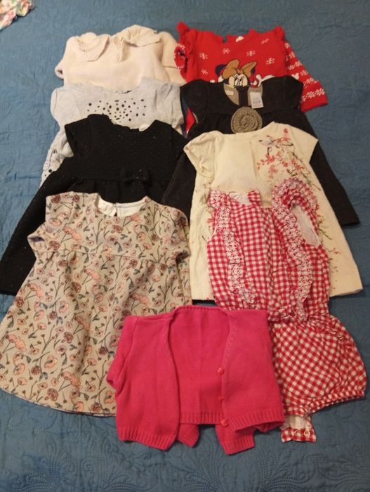 Roupa menina de 6 a 24meses