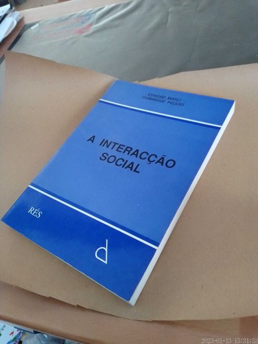 LIVRO A interacção social de Edmond Marc Dominique Picard BOM ESTADO