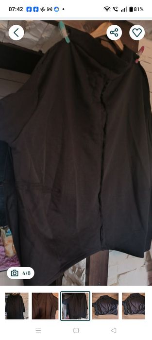 Piękna nowa duża czarna bluza,tunika, pudełeczko