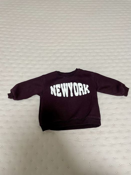 Bordowa bluza Zara 86.