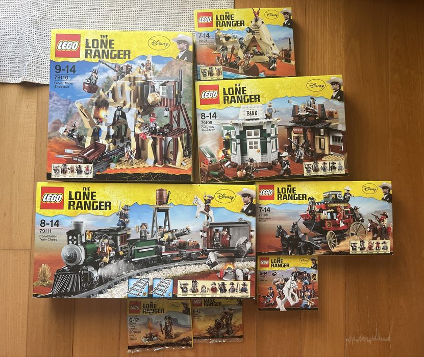 Coleção COMPLETA LEGO The Lone Ranger