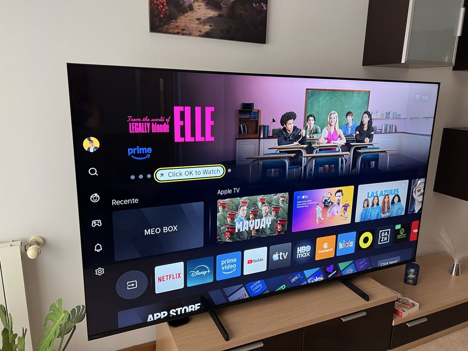 TV Hisense 85” com garantia e caixa