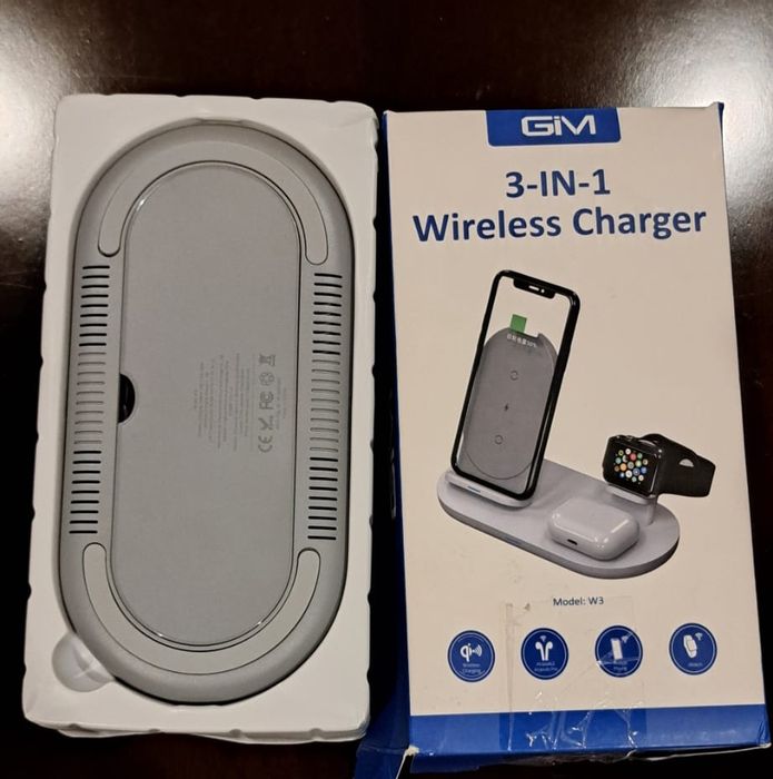 Carregador wireless 3 in 1