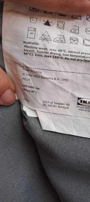 Cortinado Cinzento IKEA423107401635614723