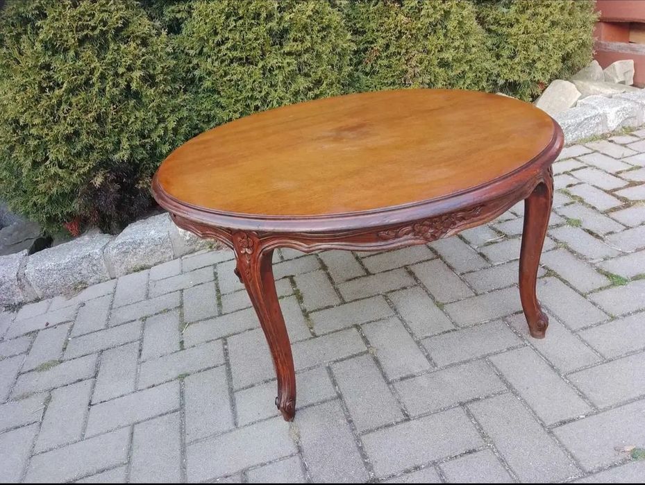 Stolik Kawowy Okrągły Stylowy