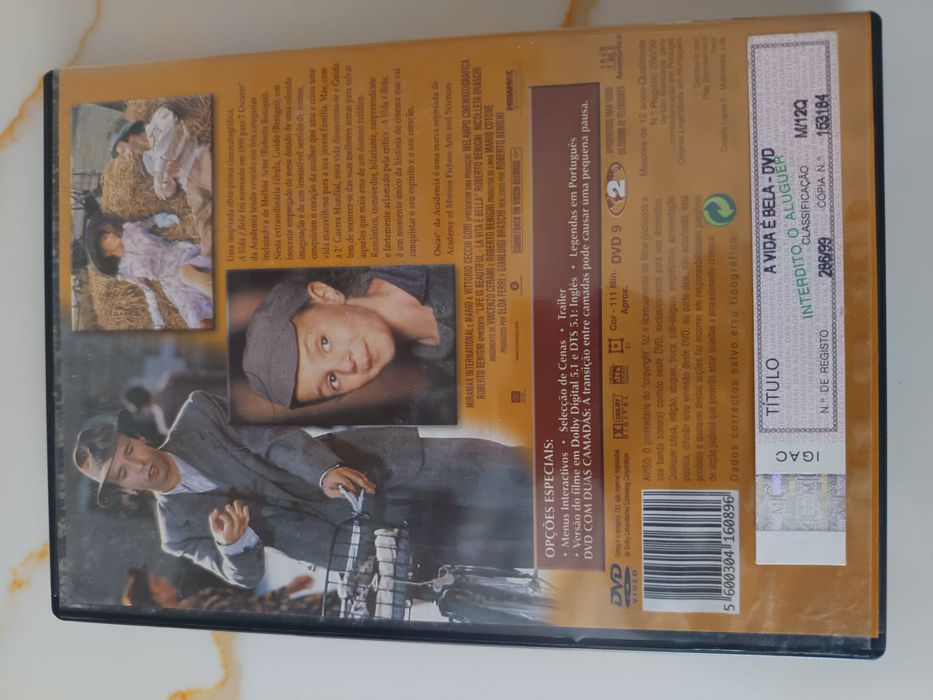 DVD a vida é bela