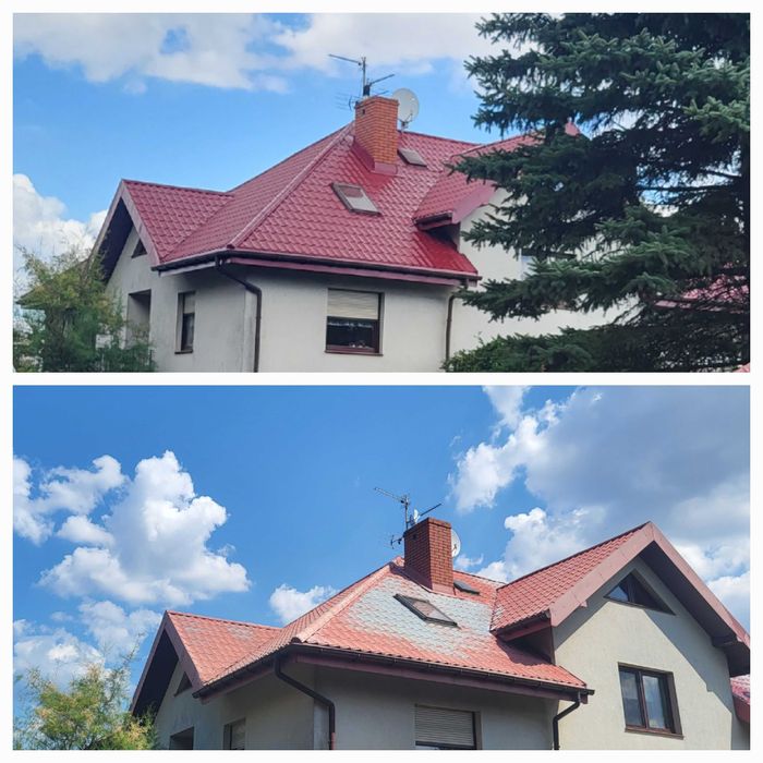 Malowanie dachów / Malowanie elewacji / Mycie dachów / Mycie elewacji