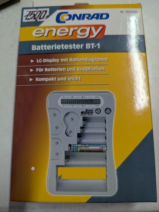 Тестер акумуляторів Conrad energy BT-1
