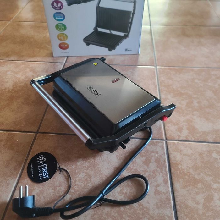 Електрогриль First FA-5343-4 Австрія 700Вт настільний притискний супер