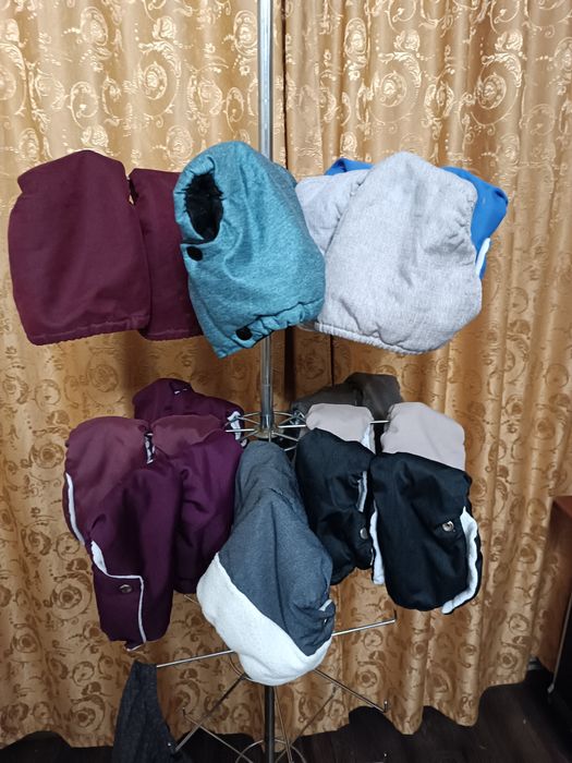 Муфта,варежки,разные расцветки