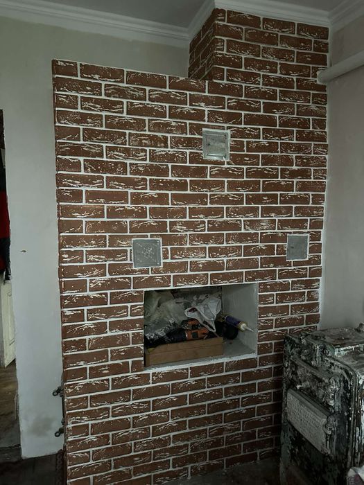 Гіпсова плитка , гіпсова цегла ,декоратиний кірпіч , лофт , loft скеля