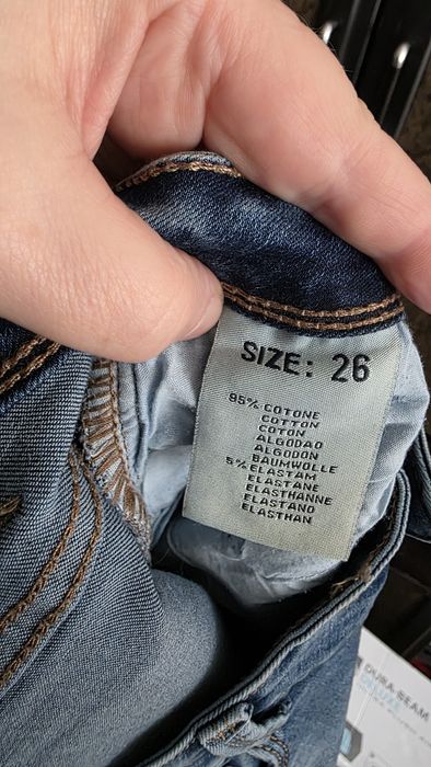 Spodnie jeansowe damskie 26.