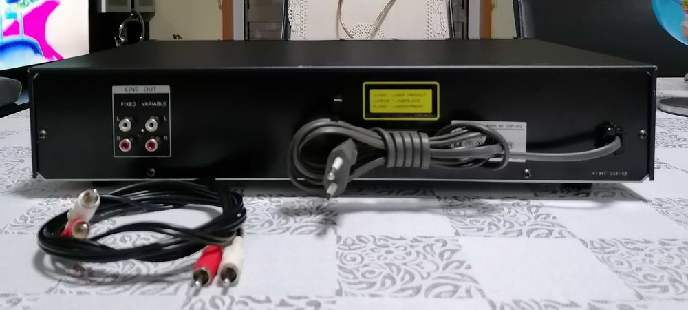 Leitor de CD Sony CDP-497, Em Excelente Estado