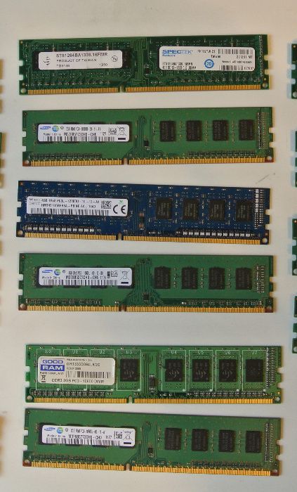 Pamięć ram DDR1 DDR2 DDR3 DDR4 1333MHz 1600MHz stacjonarny 2gb 4gb 8gb