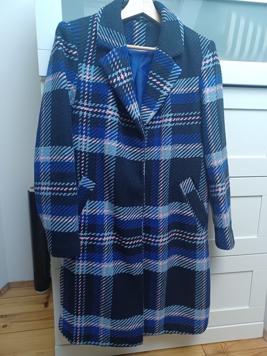 Płaszcz w kratke