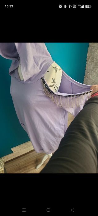 Liliowa bluza Paparazzi Fashion