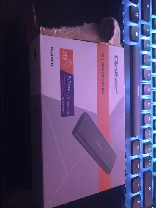 obudowa do dysku qoltec M.2 SATA enclosure