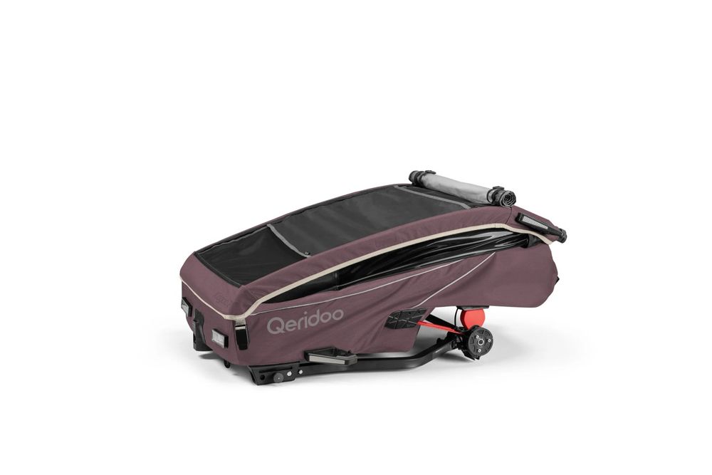 Qeridoo Kidgoo 2 wozek bliźniacza przyczepka rowerowa