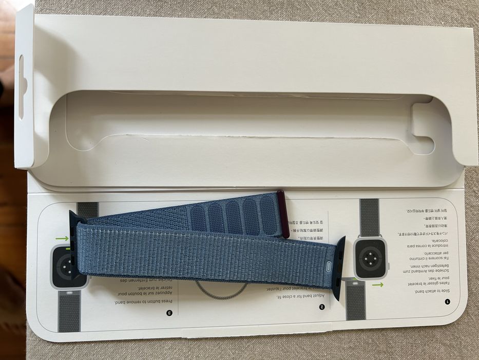 Pulseira nylon Winter Blue Apple Watch