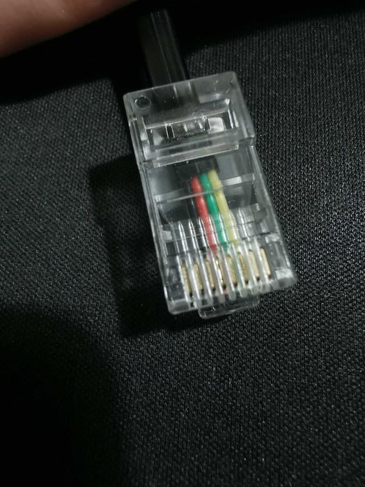 Kabel, przewód telefoniczny ze złączem RJ11 do RJ11 (4-żyłowy) - 3,2m