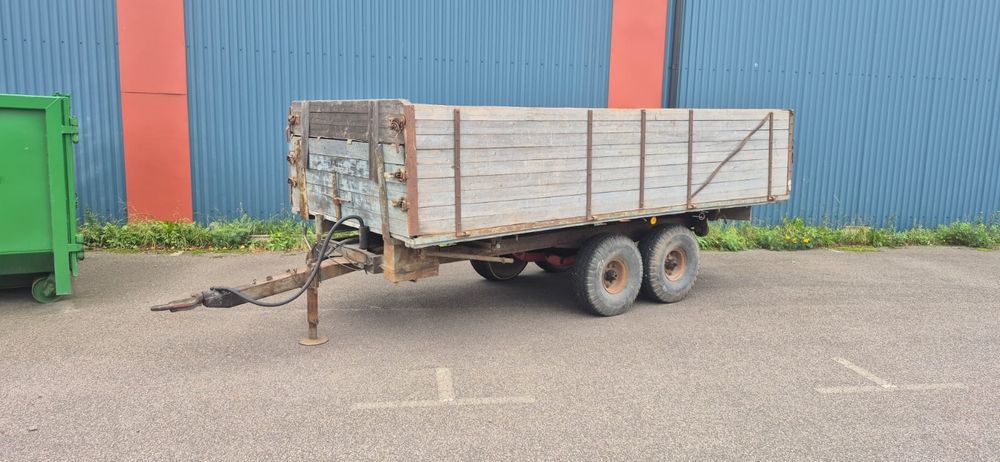 Przyczepa wywrotka że Szwecji rama tandem jednoosiowa