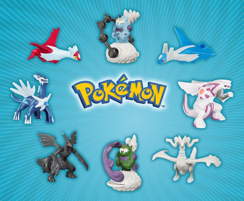 Animais, Pokémon, Sonic McDonald's Trolls, Mário, Minions.