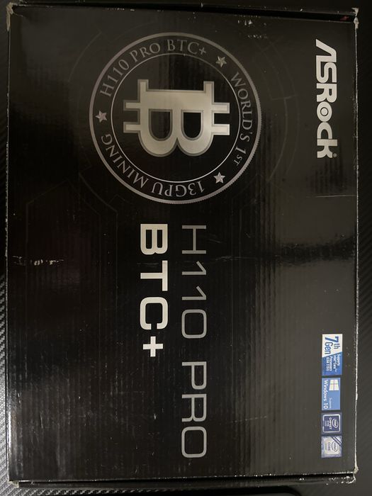 Материнська плата ASRock H110 Pro BTC+