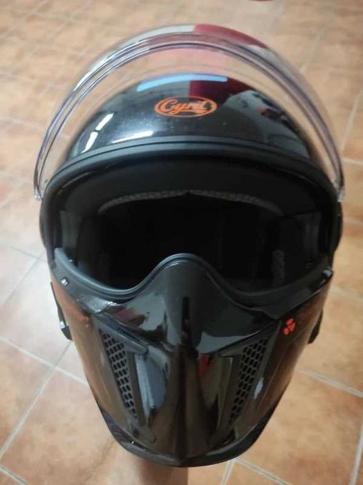 Capacete de Moto Cyril Integral Modular com Dupla Viseira