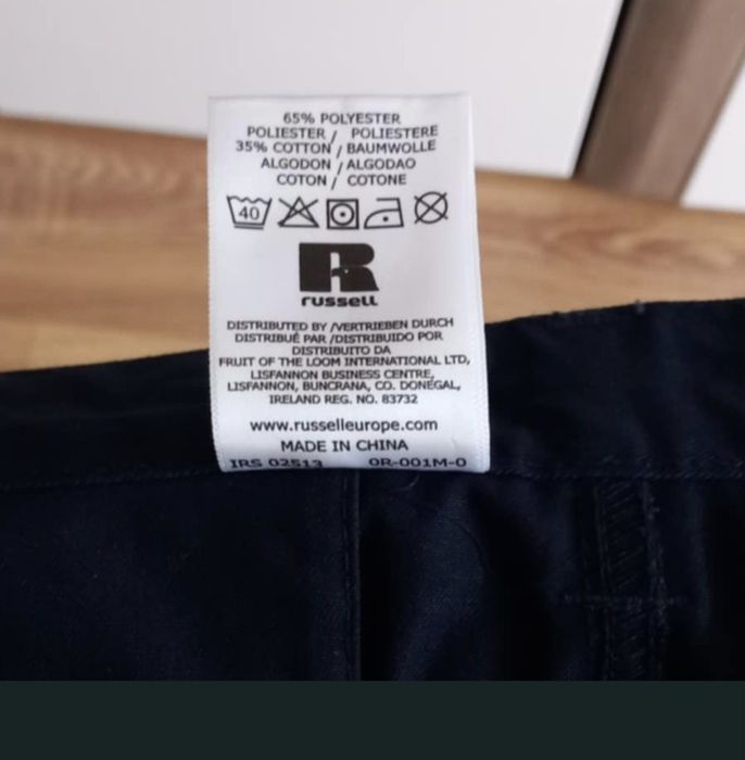 Spodnie męskie cargo 6 kieszeni, Russell,r.XL
