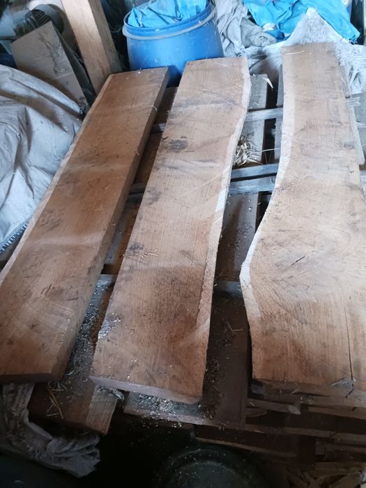 Deski dębowe długości 1.4m grubość 5cm