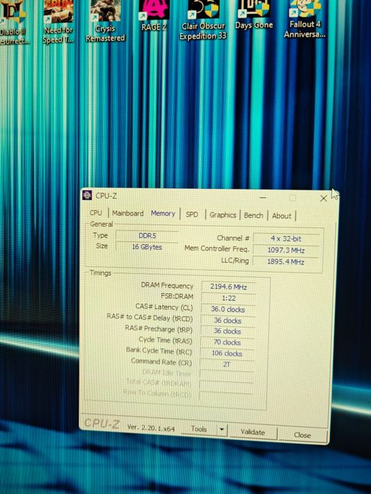 Komputer I5 14 400f, RTX 4060, 16 GB DDR5