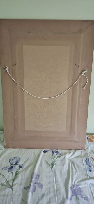 Quadro com bordado de arraiolos