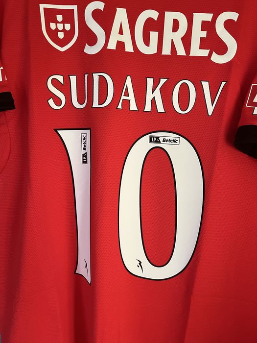 Футболка Бенфіка Судаков сезон 25/26 Benfica Sudakov 10
